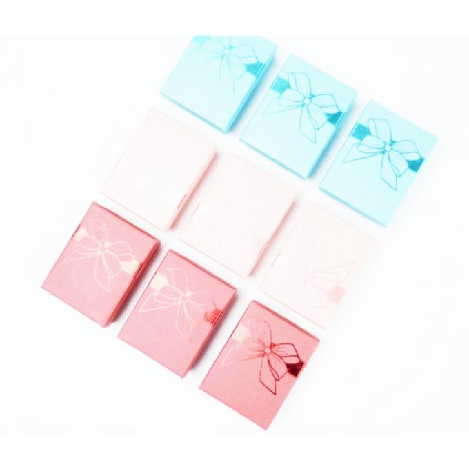 Customized Die Cut Lid Base Mini Square Jewelry Paper Box for Cd Jewel Case Package 5