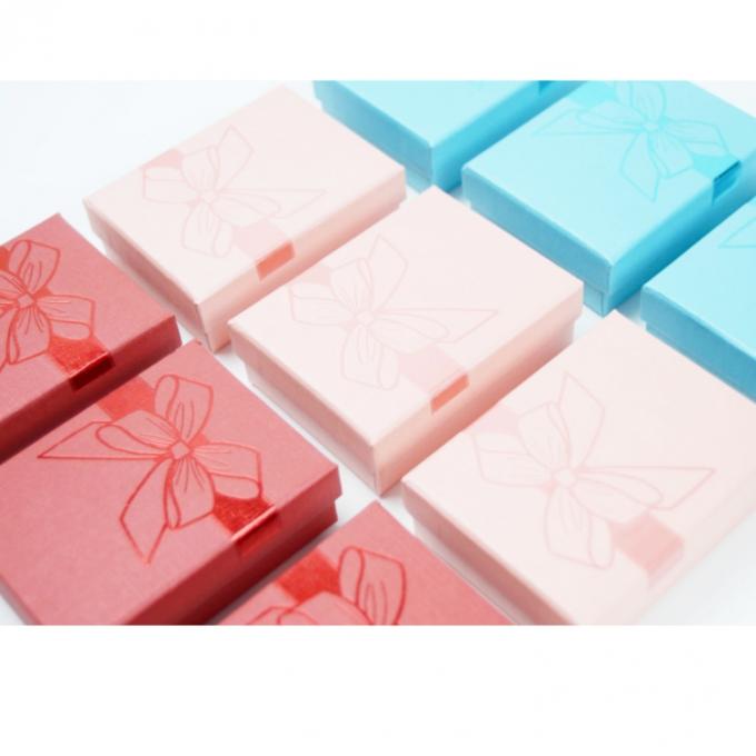 Customized Die Cut Lid Base Mini Square Jewelry Paper Box for Cd Jewel Case Package 6