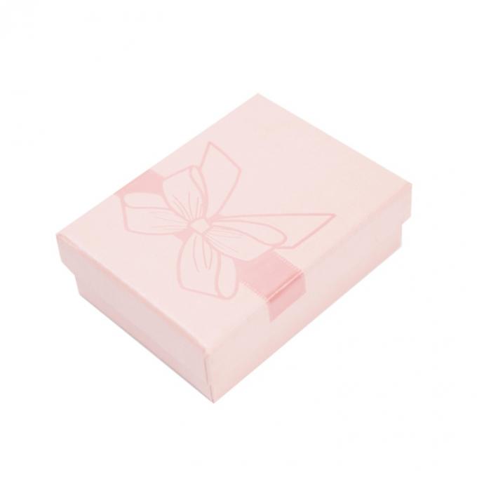Customized Die Cut Lid Base Mini Square Jewelry Paper Box for Cd Jewel Case Package 10