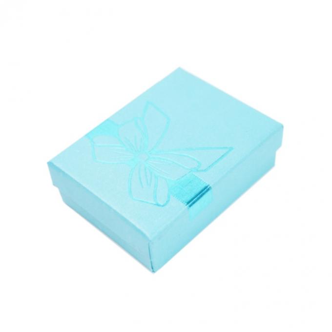 Customized Die Cut Lid Base Mini Square Jewelry Paper Box for Cd Jewel Case Package 8