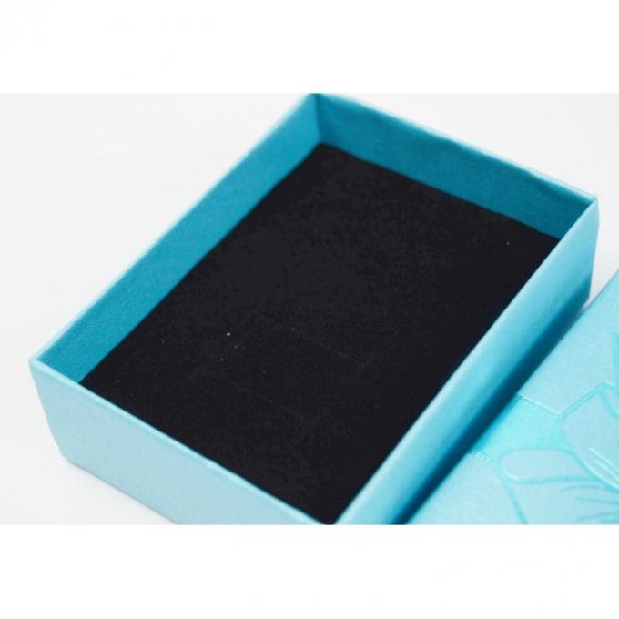 Customized Die Cut Lid Base Mini Square Jewelry Paper Box for Cd Jewel Case Package 12
