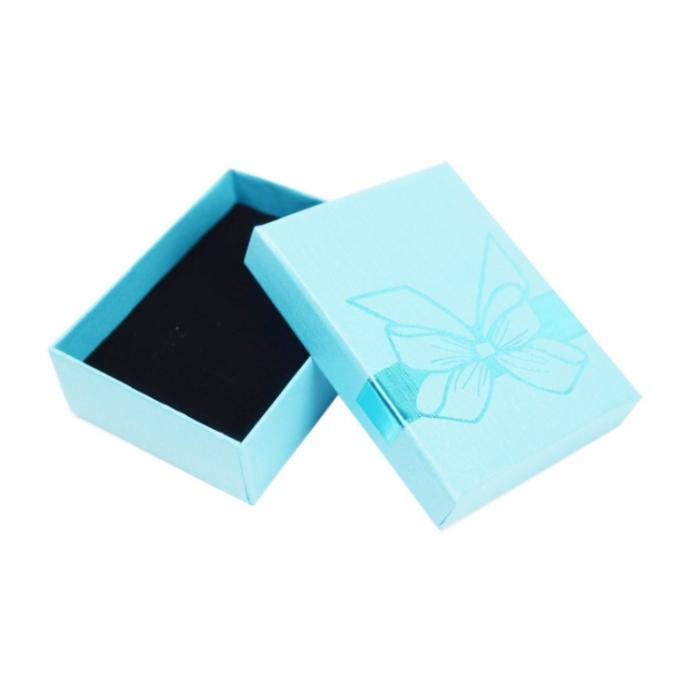 Customized Die Cut Lid Base Mini Square Jewelry Paper Box for Cd Jewel Case Package 11