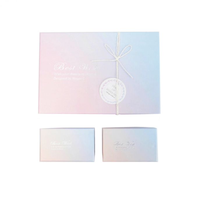 Private Label Eyelash Fresh Face Mask Gradient Paper Packaging Box for Personal Care 5