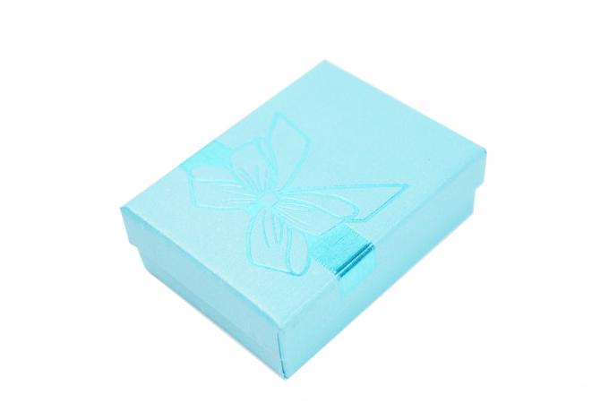 Customized Print Logo Jewelry Box with Coated Paper and Top-bottom Cover Lid Base 9