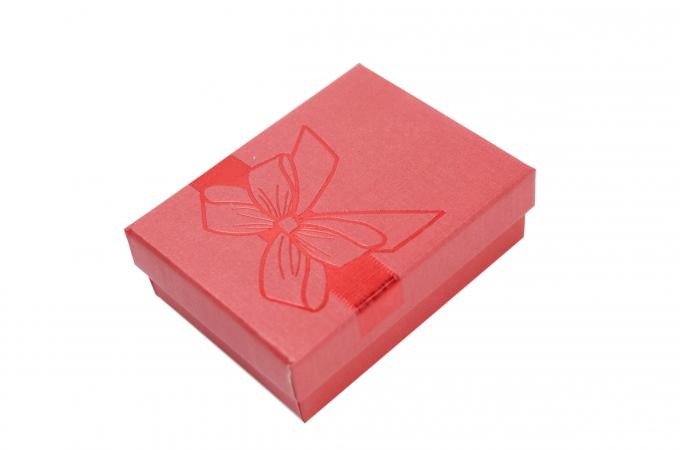 Customized Print Logo Jewelry Box with Coated Paper and Top-bottom Cover Lid Base 10