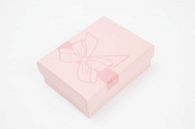 Customized Print Logo Jewelry Box with Coated Paper and Top-bottom Cover Lid Base 11