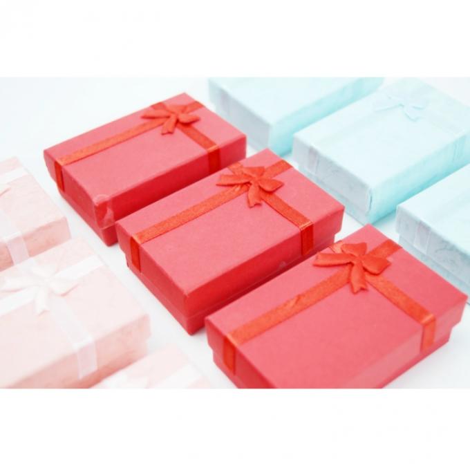 Mothers Day Paper Packaging Gift Box With Cute Big Pink Ribbon Bow Customized Die Cut 5