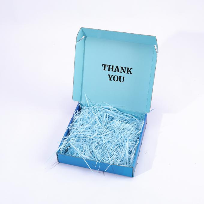 Retail Stand Box Folders Durable Corrugated Paper Packaging Box with Shredded Paper 7
