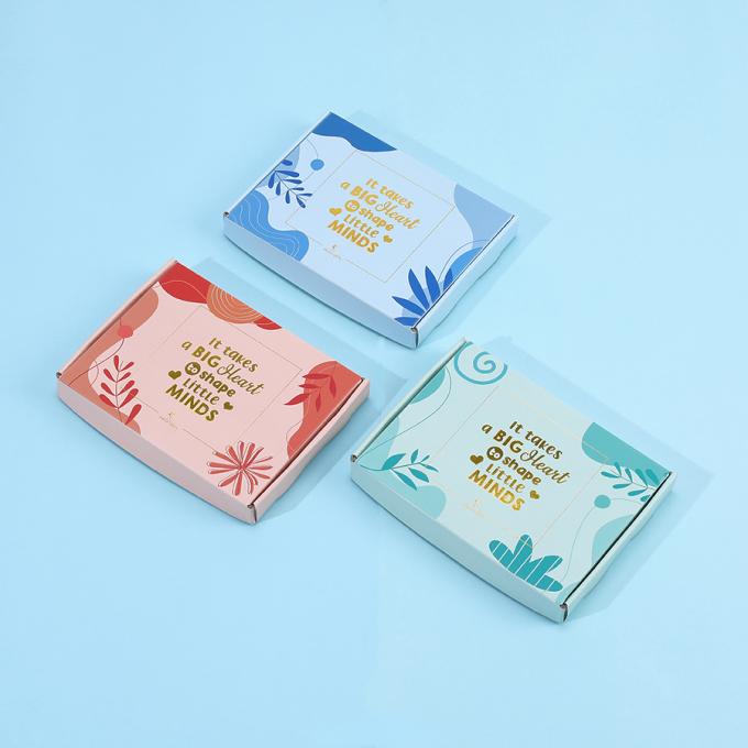 Glossy Lamination Retail Stand Box for Custom Logo Clothing Postal Corrugated Packaging 11