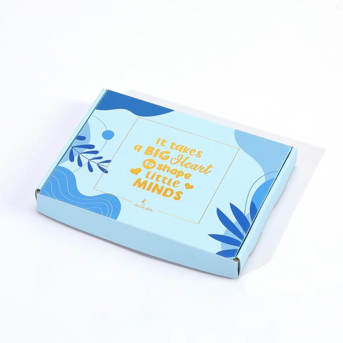 Recyclable Custom Logo Party Gifts Packaging Boxes Corrugated Paper Shipping Mailer Box 7