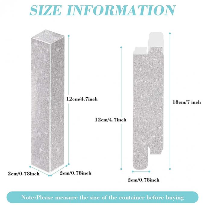 Custom Size Accepted Shiny Paper Cosmetic Lip Stick Lip Gloss Packaging Box For Lipstick 1