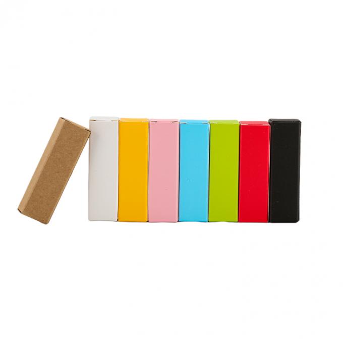Custom Printed Cosmetic Lipstick Bottle Tube Rectangle Colorful Lip Gloss Packaging Box 6