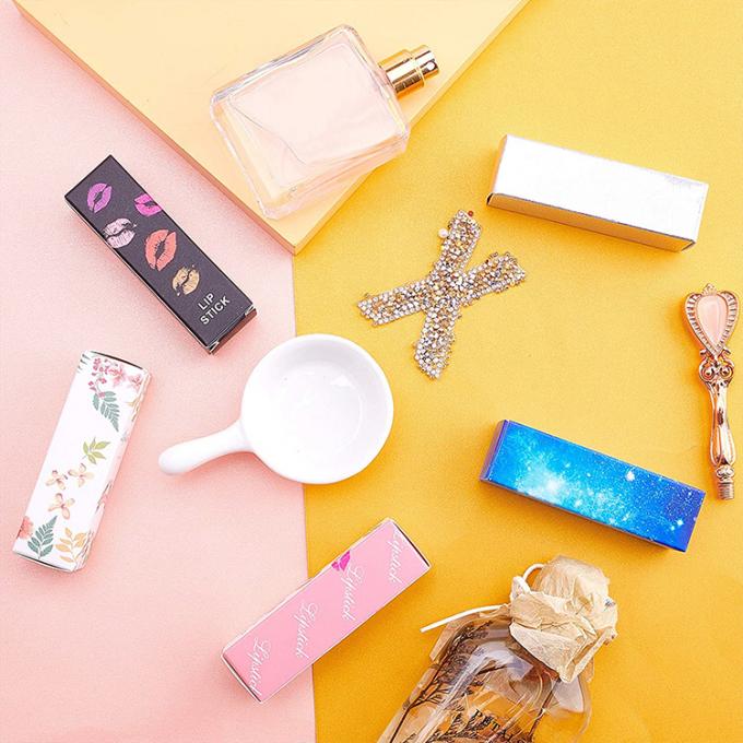 Logo Custom Logo Diy Lipstick Boxes Reusable Lipgloss Storage Tube Paper Cosmetic Box 6