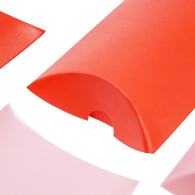 Coated Paper Pillow Shaped Packaging Box With Custom Logo For And Recycled Material 7