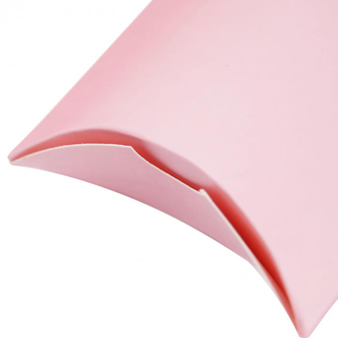 Coated Paper Pillow Shaped Packaging Box With Custom Logo For And Recycled Material 8