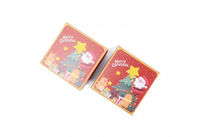 Retail Stand Box Material Christmas Packaging Gift Box With Custom Paper Lid And Base 5