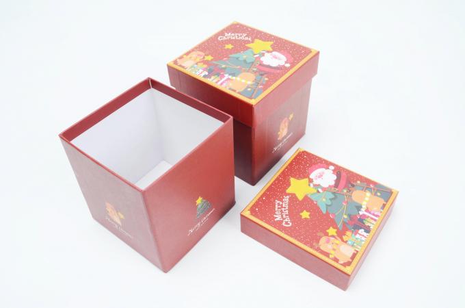 Retail Stand Box Material Christmas Packaging Gift Box With Custom Paper Lid And Base 10
