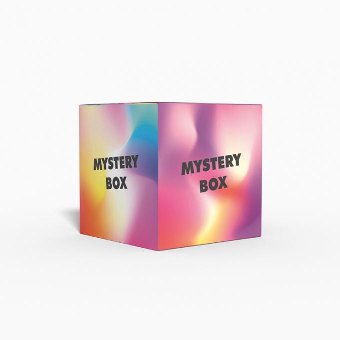 Custom Folding Lucky Gift Secret Caja Misteriosa Box Paper Innovate Empty Package 7