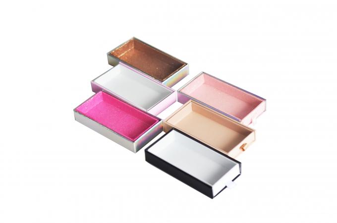 Private Label Beauty Lash Drawer Box with PVC Sleeve and CMYK Pantone Colour Printing 6