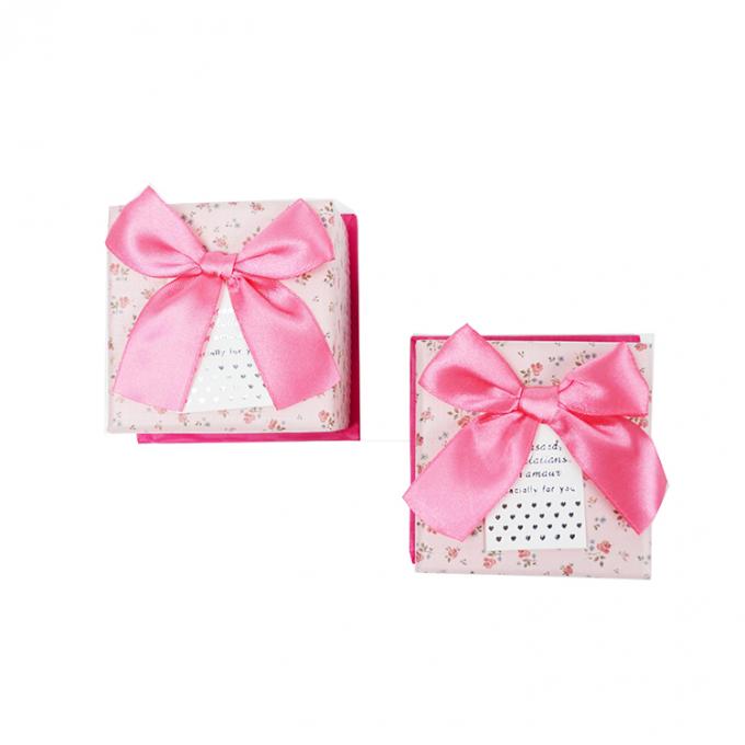 CMYK Pantone Colour Printing Retail Stand Box for Small Pink Craft Gift Jewelry Packaging 1