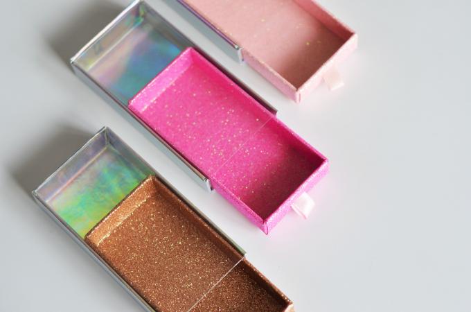 Private Label Beauty Lash Drawer Box with PVC Sleeve and CMYK Pantone Colour Printing 9