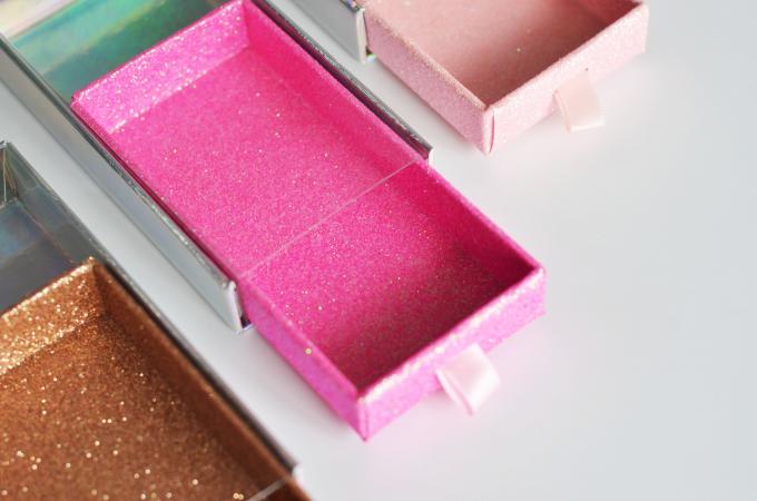 Private Label Beauty Lash Drawer Box with PVC Sleeve and CMYK Pantone Colour Printing 10