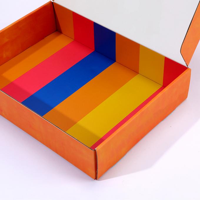 Custom Size Accepted Folding Corrugated Carton Clothes Packaging Paper Box with Design 8