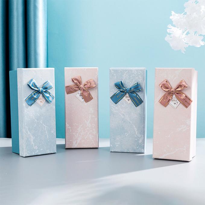 Gift Craft Packaging With Ribbon Custom Printed Small Lid And Base Perfume Paper Box 7