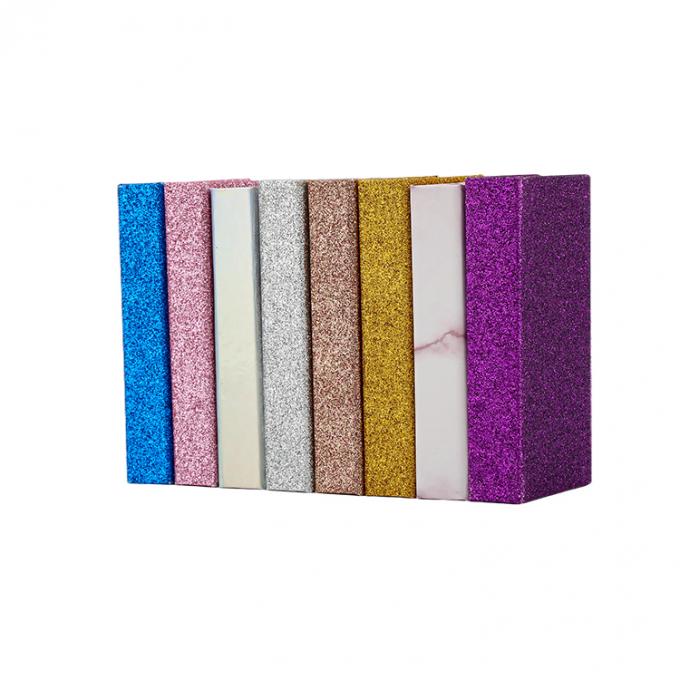 Elegant Fashion Cardboard Shiny Eyelash Packaging Box Custom Logo for BEAUTY PACKAGING 4