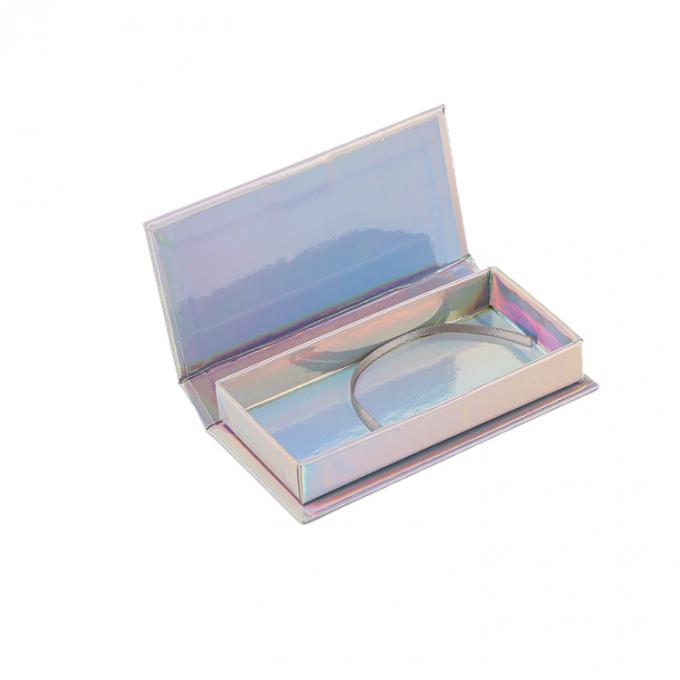 Recyclable Elegant Fashion Custom Logo Printed Magnetic Paper Eyelash Packaging Box 9