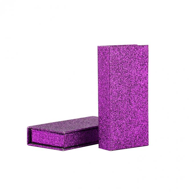 Elegant Fashion Cardboard Shiny Eyelash Packaging Box Custom Logo for BEAUTY PACKAGING 1