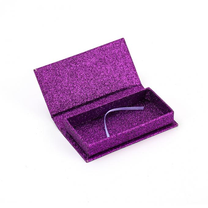 Elegant Fashion Cardboard Shiny Eyelash Packaging Box Custom Logo for BEAUTY PACKAGING 0