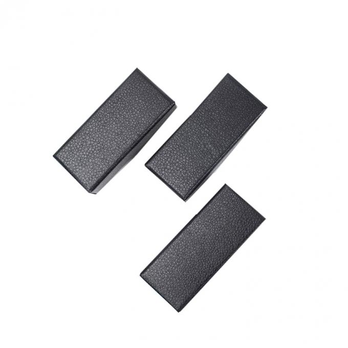 Self Erecting Boxes Custom Luxury Black Hard Paper Necklace Packaging Jewelry Perfume Paper Box With Lid 0