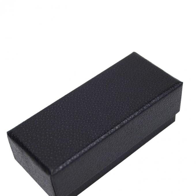 Self Erecting Boxes Custom Luxury Black Hard Paper Necklace Packaging Jewelry Perfume Paper Box With Lid 1