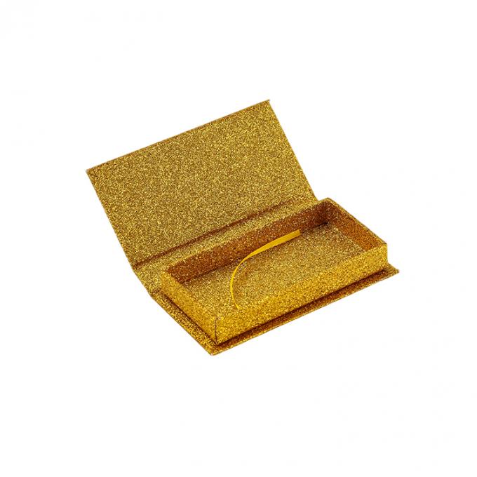 Corrugated Board Private Label Custom Logo Printed Non-toxic Luxury Bling Empty Eyelashes Packaging Box 2
