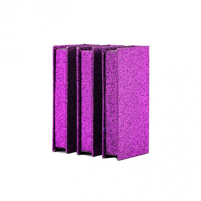 Elegant Fashion Cardboard Shiny Eyelash Packaging Box Custom Logo for BEAUTY PACKAGING 3