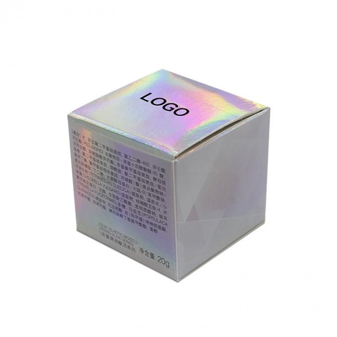 Non-toxic Empty Paper Skincare Face Cream Packaging Box CMYK Pantone Colour Printing 7