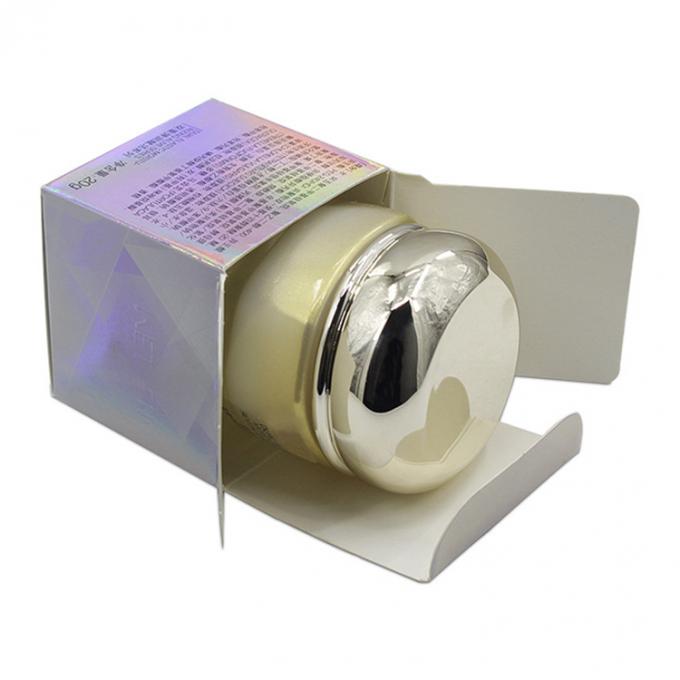Non-toxic Empty Paper Skincare Face Cream Packaging Box CMYK Pantone Colour Printing 6