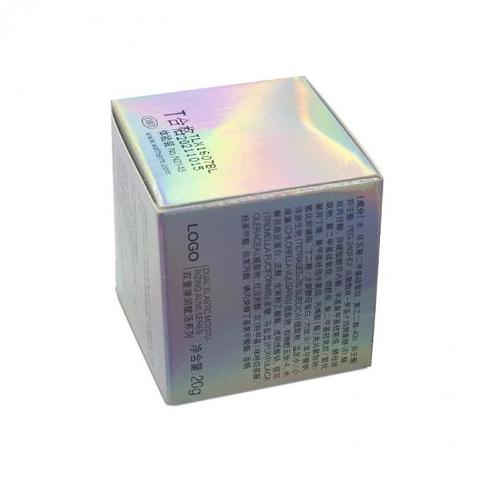 Non-toxic Empty Paper Skincare Face Cream Packaging Box CMYK Pantone Colour Printing 9