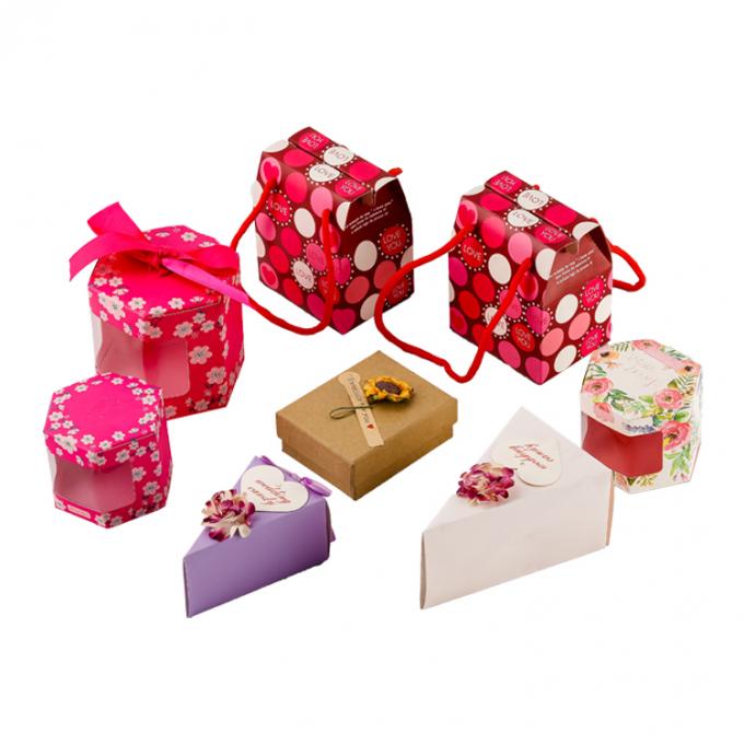 Custom Size Accepted Clear Window Round Candy Gift Paper Box With Ribbon For Promotion 10