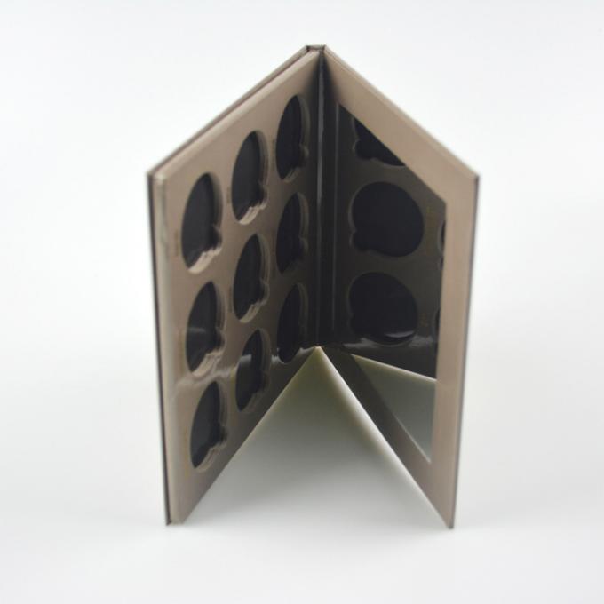 Non-Toxic Custom Printed Cardboard Makeup Empty Eyeshadow Palette Paper Packaging Box 9