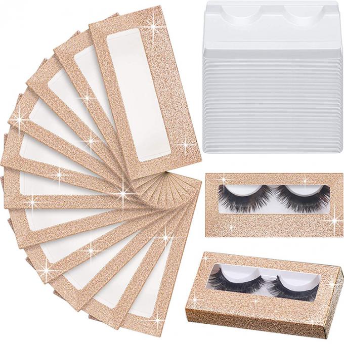 Private Label False Eyelash Packaging Box Lashes Paper Box for Printing Handling 4