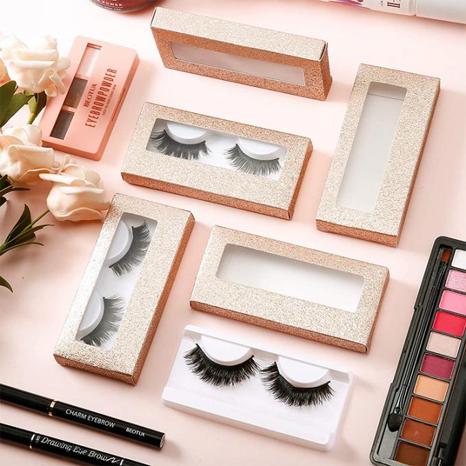 Private Label False Eyelash Packaging Box Lashes Paper Box for Printing Handling 5