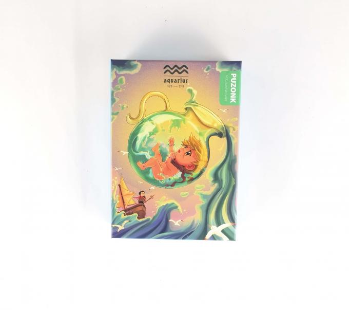 Custom Order Accepted Paperboard Lid Base Puzzle Toy Packaging Box for Packing Items 0
