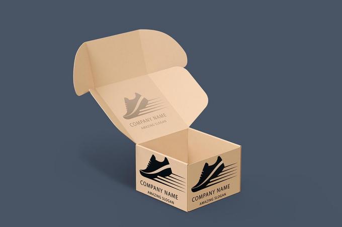 Glossy Lamination Small Paper Packaging Kraft Brown Subscription Mailer for Mailing 8