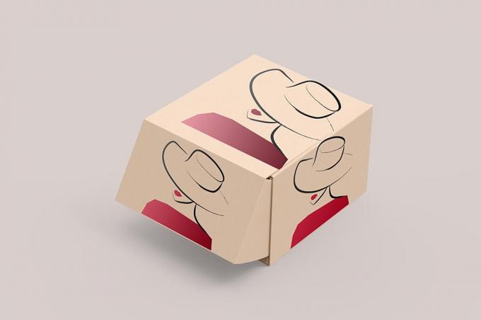 Glossy Lamination Small Paper Packaging Kraft Brown Subscription Mailer for Mailing 11