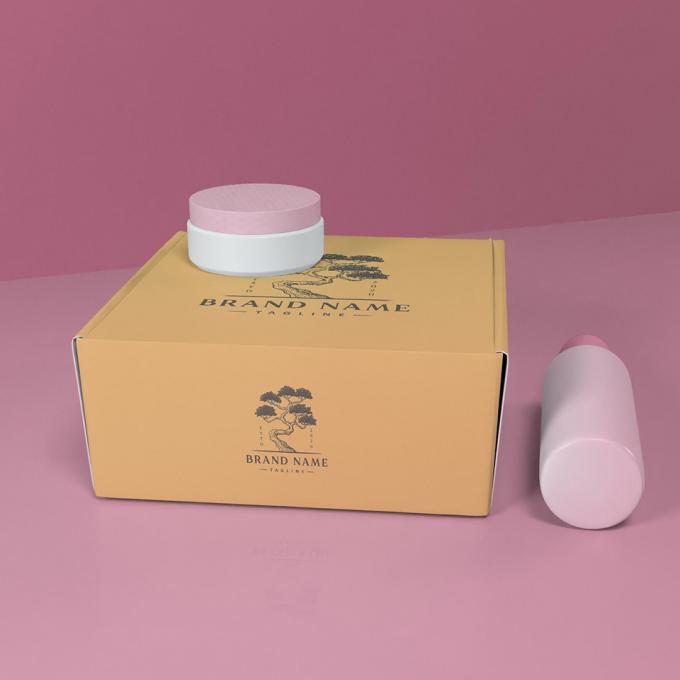 Eco Friendly Cosmetic Makeup Packaging Boxes Corrugated Cardboard Postal Shipping Boxes 12