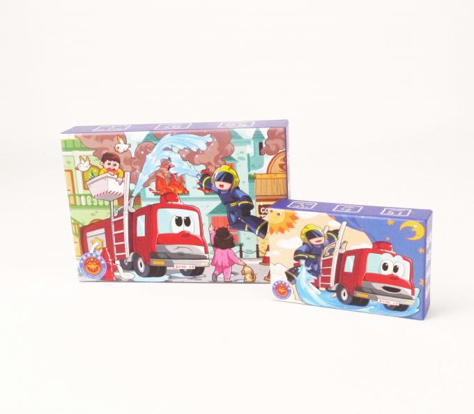 Custom Printed Lid Base Paper Chipboard Matt Lamination Jigsaw Puzzles Packaging Box 4