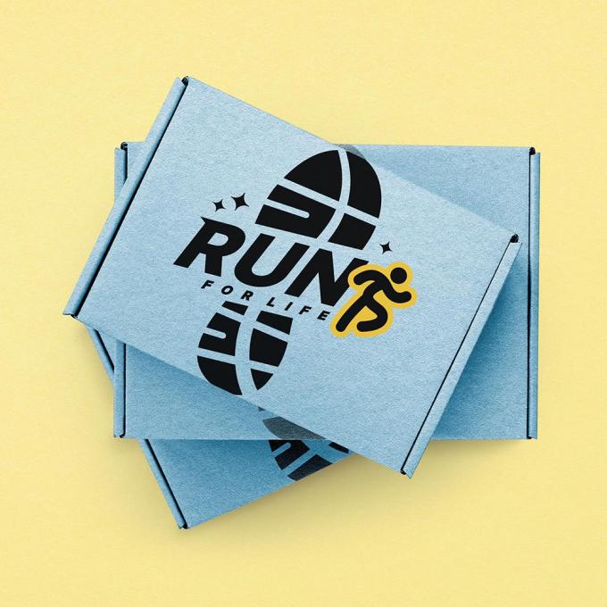 Custom Logo Printed Foldable Blue Thick Cardboard Paper Shipping Boxes for Clothes Shoes 7