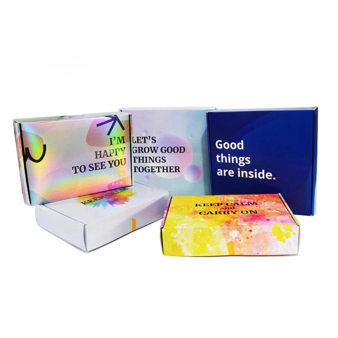Corrugated Board Full Color Printed Boxes Jewelry Hat Sunglasses Mailer Packaging Boxes 8